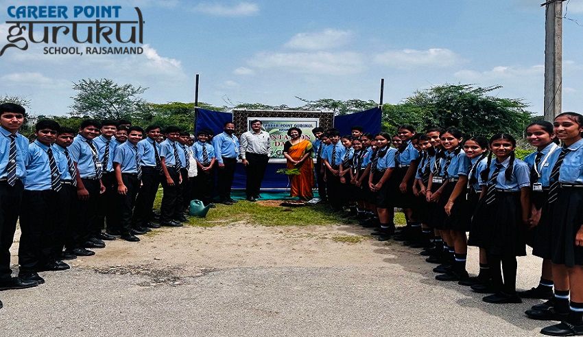 Career Point Gurukul, Rajsamand organized a Plantation Drive