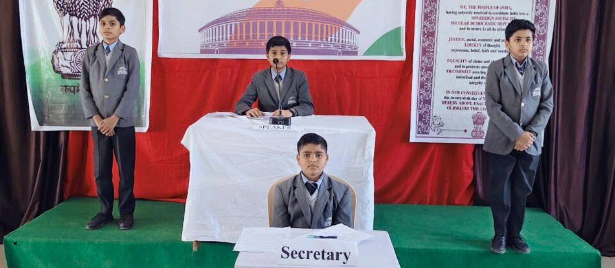 Youth Parliament Session at Career Point Gurukul Rajsamand